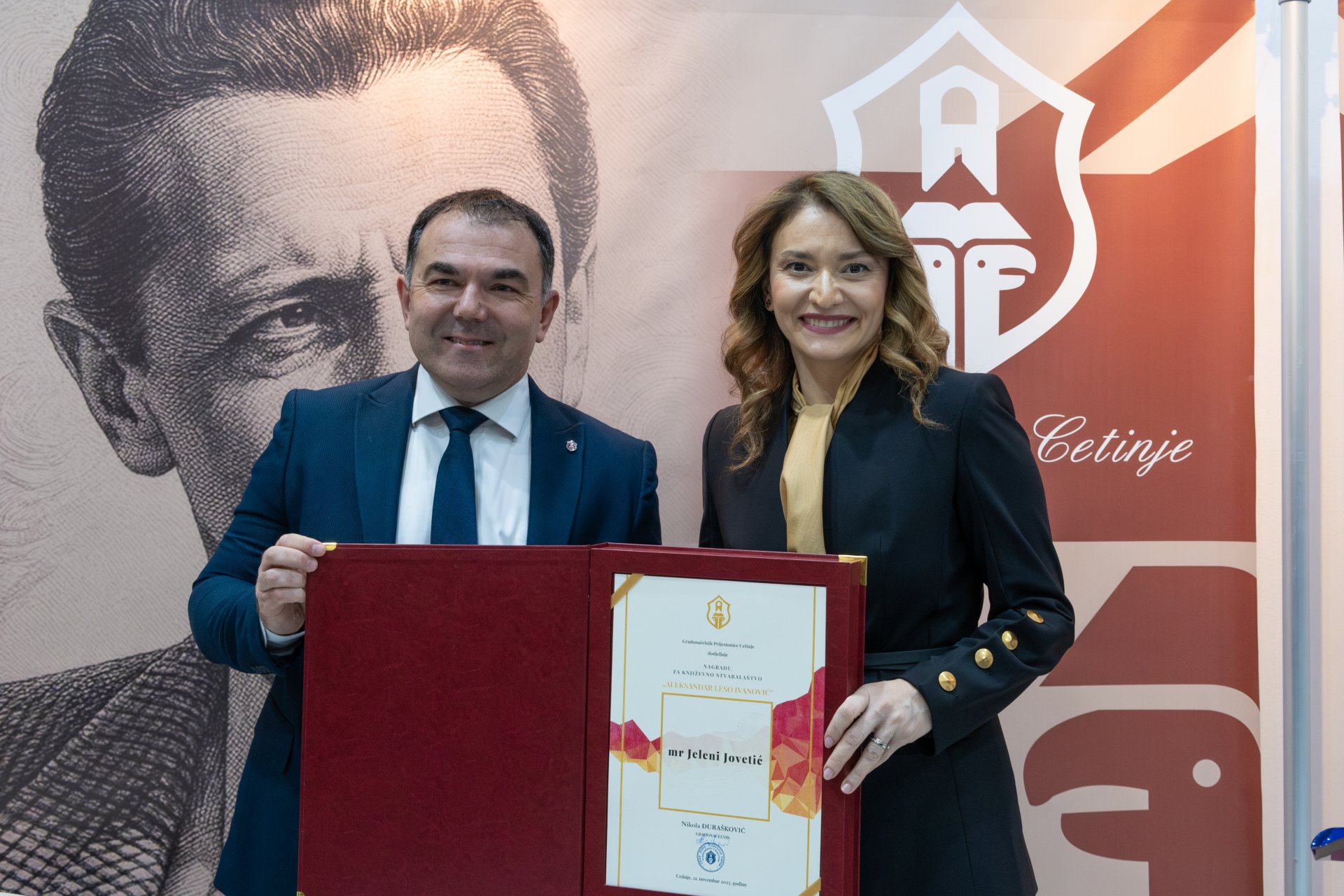 Nagrada „Aleksandar Leso Ivanović“ uručena pjesnikinji Jeleni Jovetić