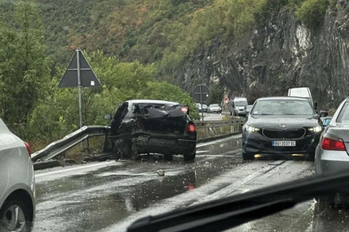 Još jedna nezgoda na putu Nikšić - Podgorica: Ovog puta u Kujavi, saobraća se otežano