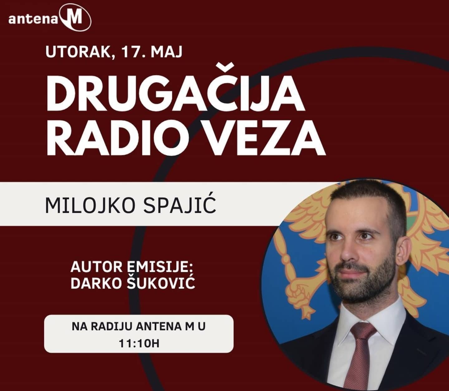 Od eksperta do političara: Milojko Spajić gost DRV