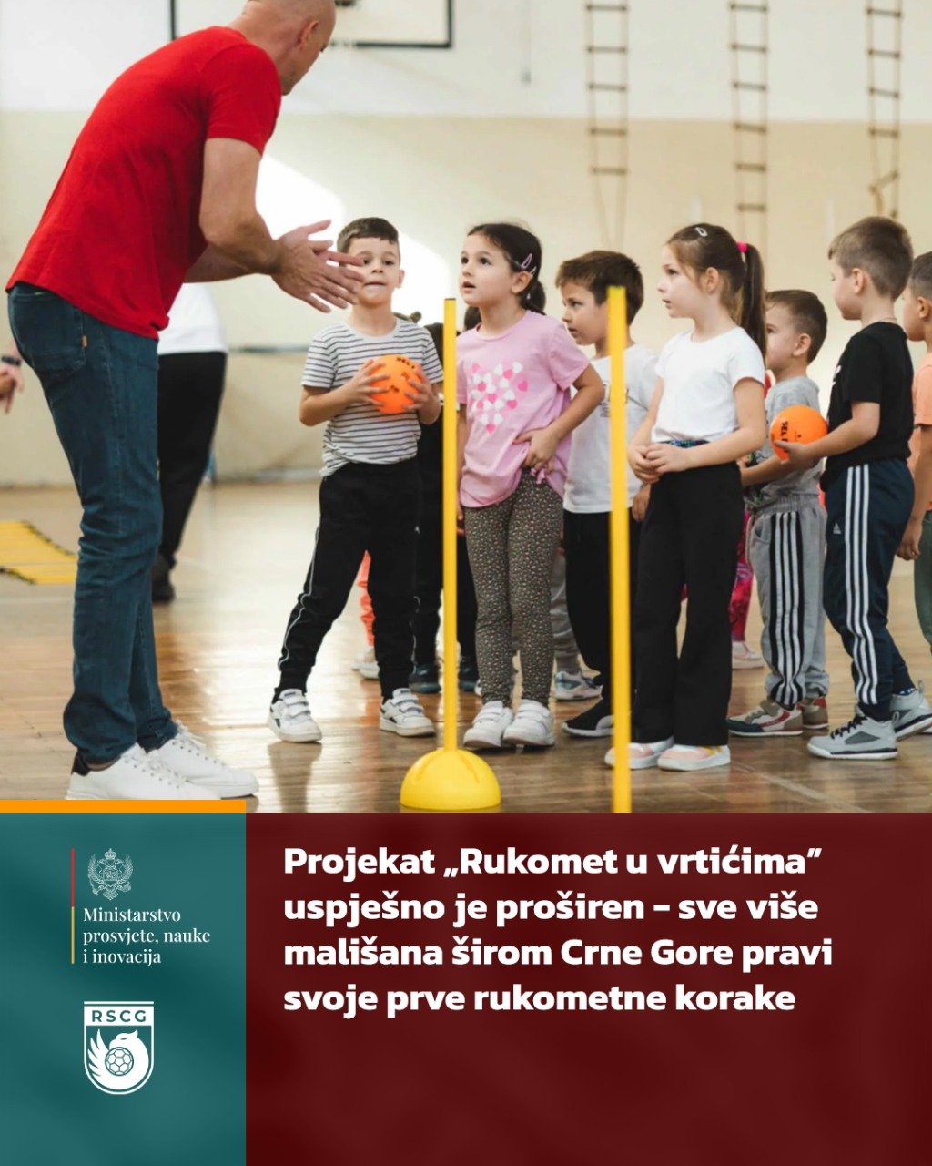Projekat „Rukometić“ počeo i na sjeveru Crne Gore