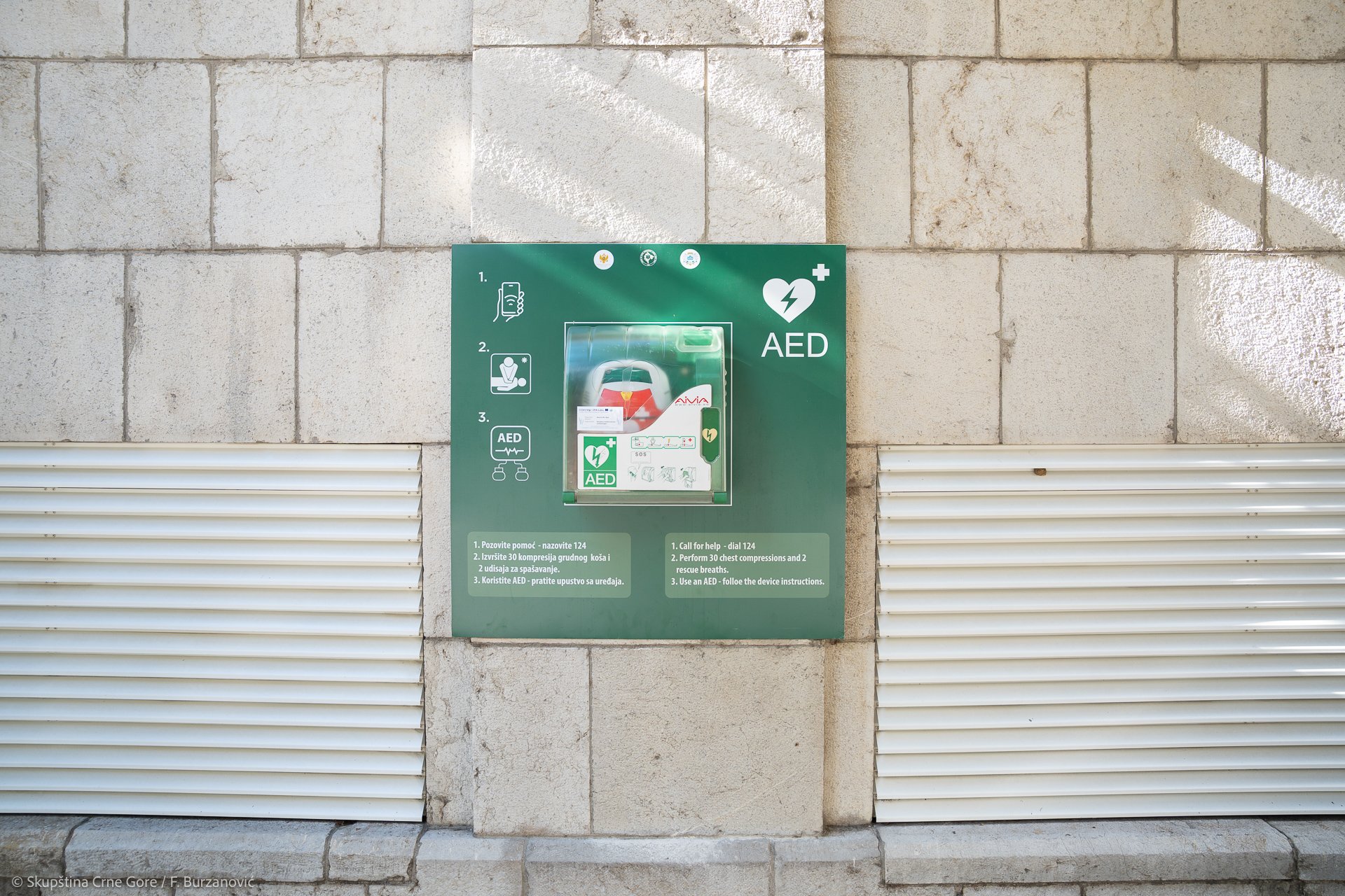 Skupština postavila AED - prvu pomoć u slučaju iznenadnog srčanog zastoja