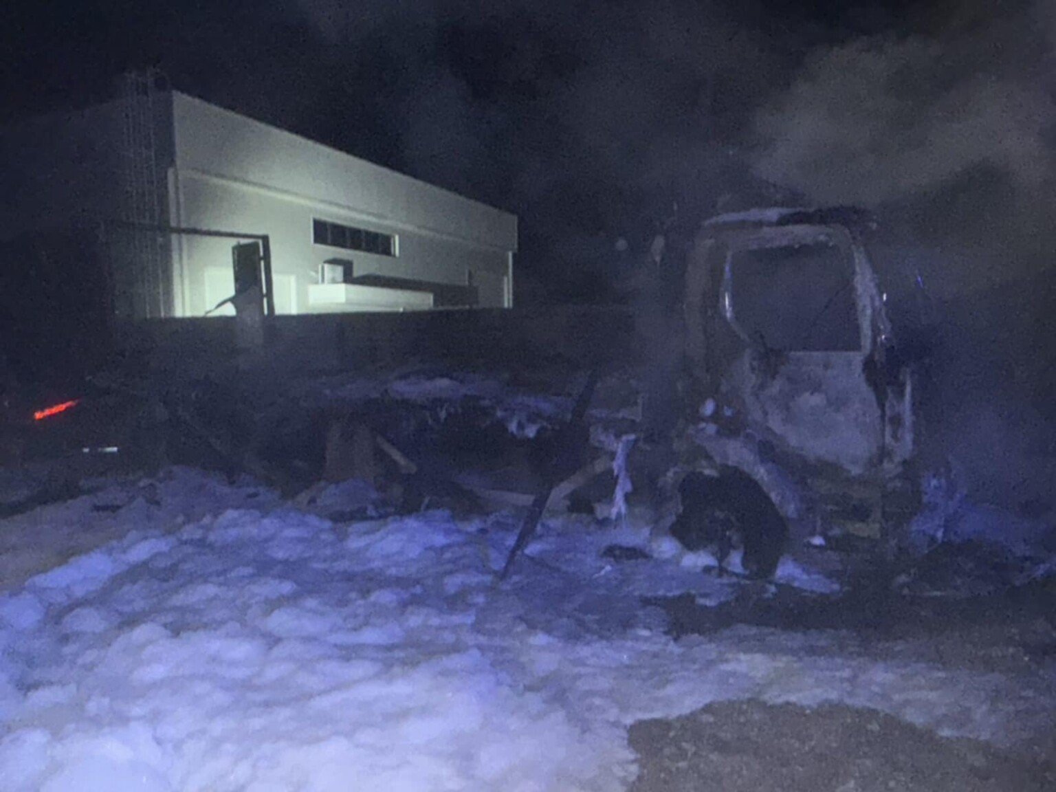 Izgorio kamion u Donjim Kokotima