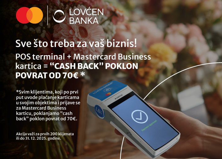 Podrška malim biznisima i promocija kartičnog plaćanja