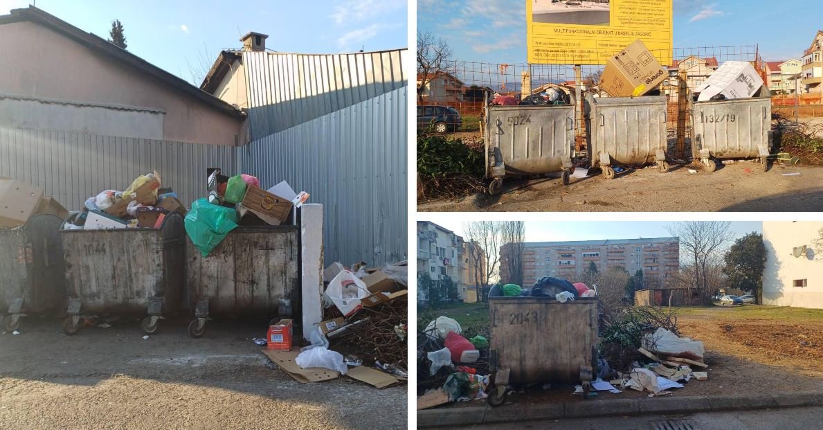 Čitaoci šalju: Podgorica i dalje zatrpana smećem