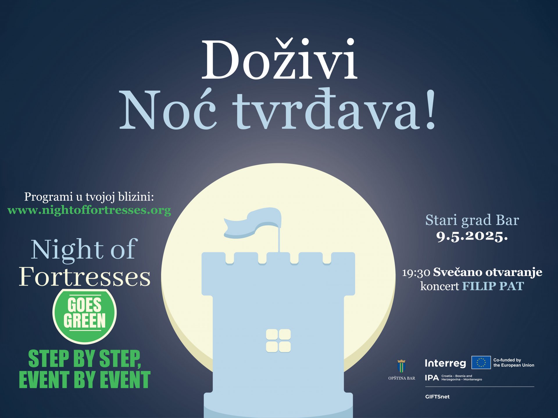 Opština Bar: Doživi "Noć tvrđava" i ovog maja!
