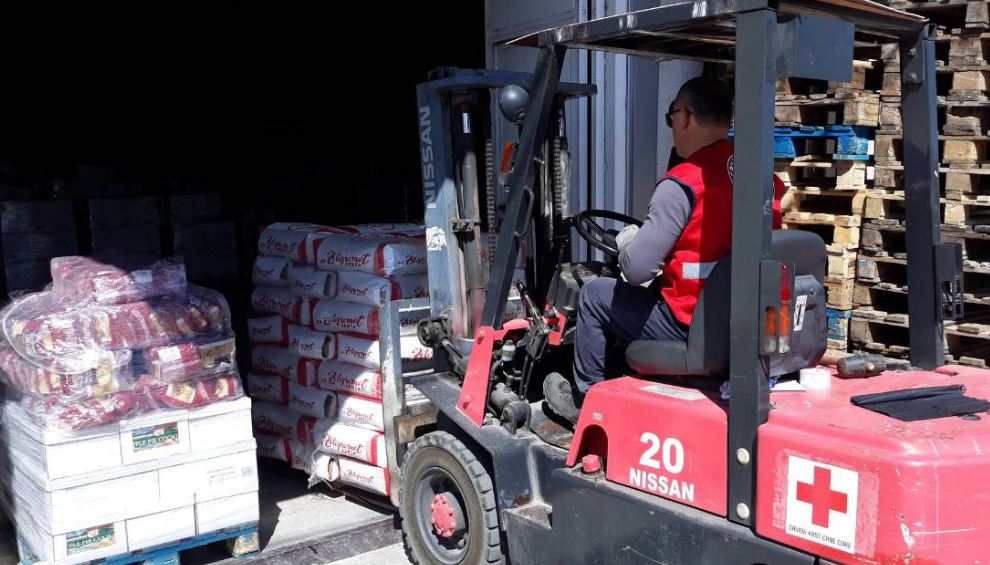 Donacija vrijedna 10 hiljada eura: Crvenom krstu donirali 10 tona hrane