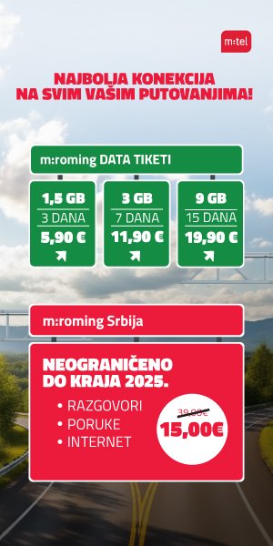 MTEL Roming Srbija i data tiketi 08.09.2025.