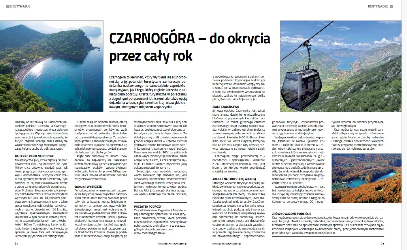 Poljski mediji: Crna Gora je zemlja u koju vrijedi putovati u bilo koje doba godine