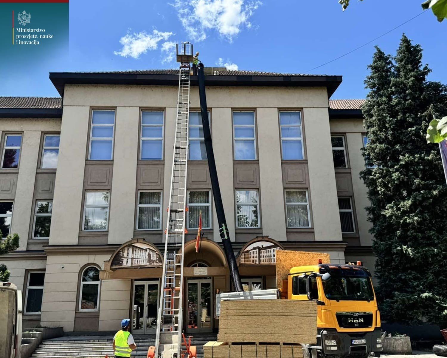 Adaptacija krova Gimnazije u Beranama