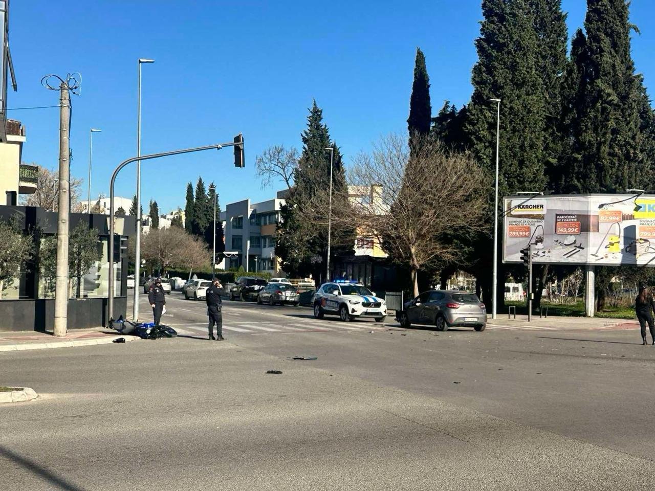 U sudaru povrijeđen motociklista