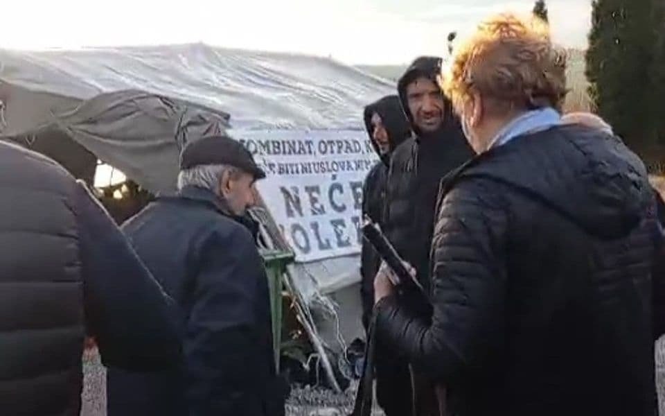 Inspekcija naložila uklanjanje šatora u Botunu, mještani odbili