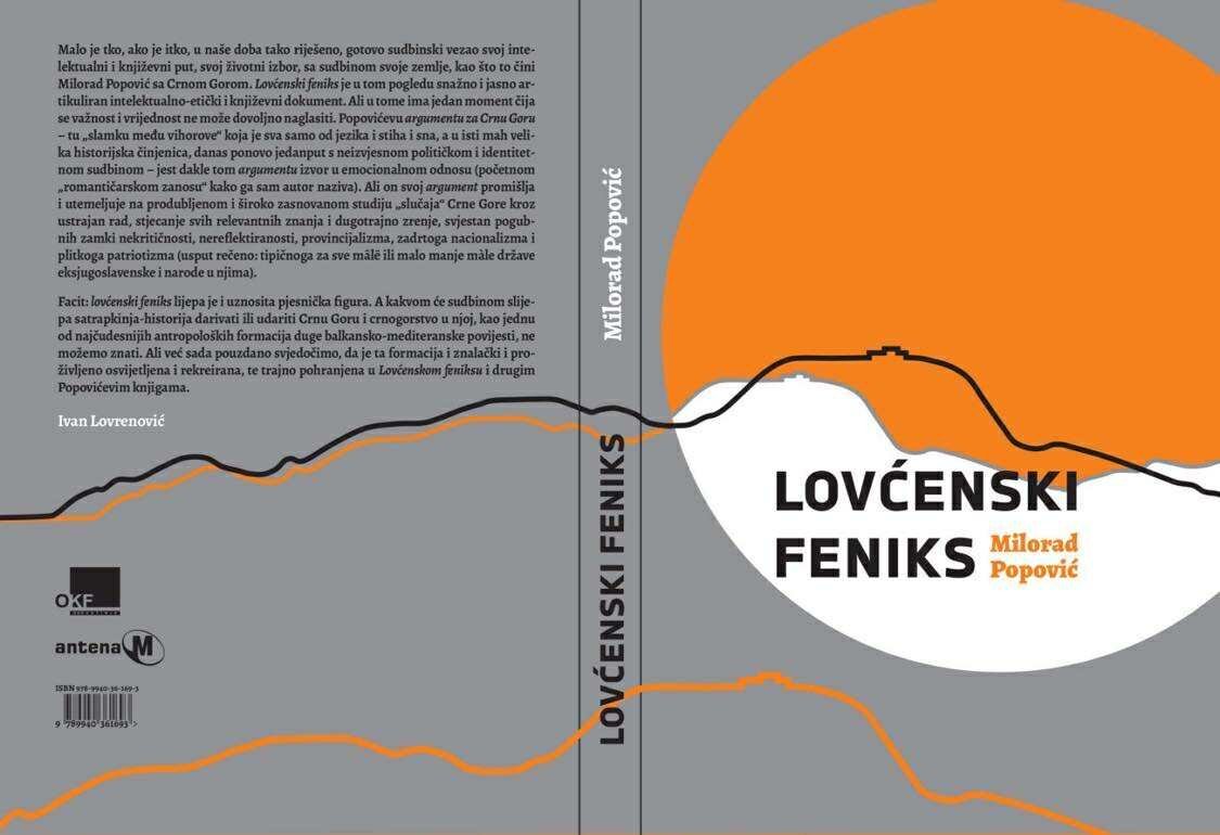 „Lovćenski feniks“ Milorada Popovića: Zanimljivo, lucidno i intrigantno djelo