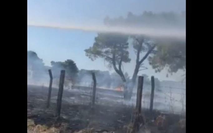 VIDEO Požar kod bivše kasarne u Zagoriču