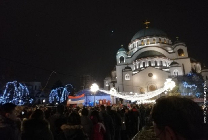 Moleban u Beogradu zbog Zakona u Crnoj Gori