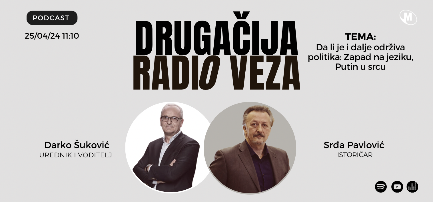 Gost DRV Srđa Pavlović: Da li je i dalje održiva politika: Zapad na jeziku, Putin u srcu