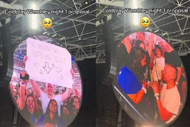 Na koncertu Coldplaya zabilježena prosidba, frontmen se našalio: Ovo je vaša žena, ničija drugo?