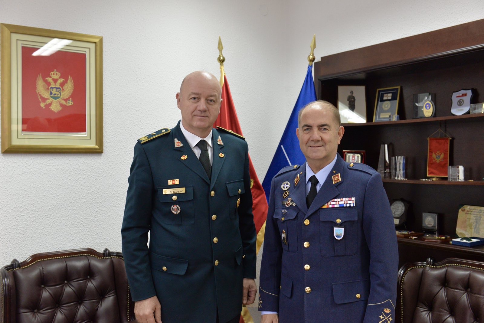 General Lazarević se susreo da komandantom NATO kombinovanog Centra za vazdušne operacije