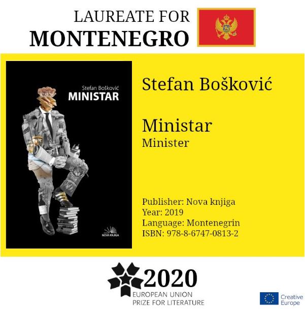 Stefan Bošković dobitnik Evropske nagrade za književnost za 2020.