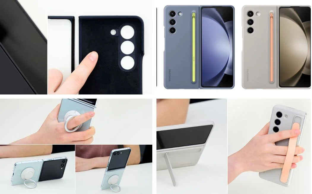 Istražite razigrani dizajn nove linije futrola za telefone Galaxy Z Fold5 i Z Flip5