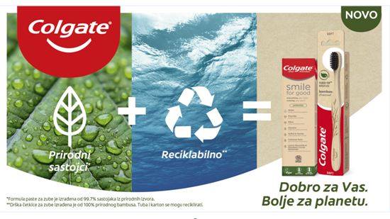Nova Colgate pasta za zube Smile for Good u recikliranoj tubi