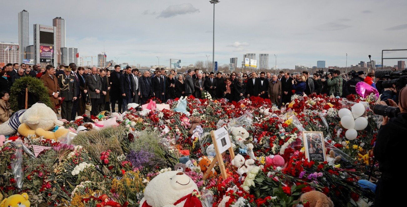 Strane diplomate položile cvijeće na mjestu napada u Moskvi