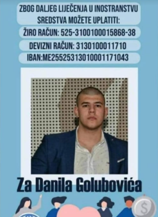 Danilu Goluboviću potrebna pomoć za liječenje