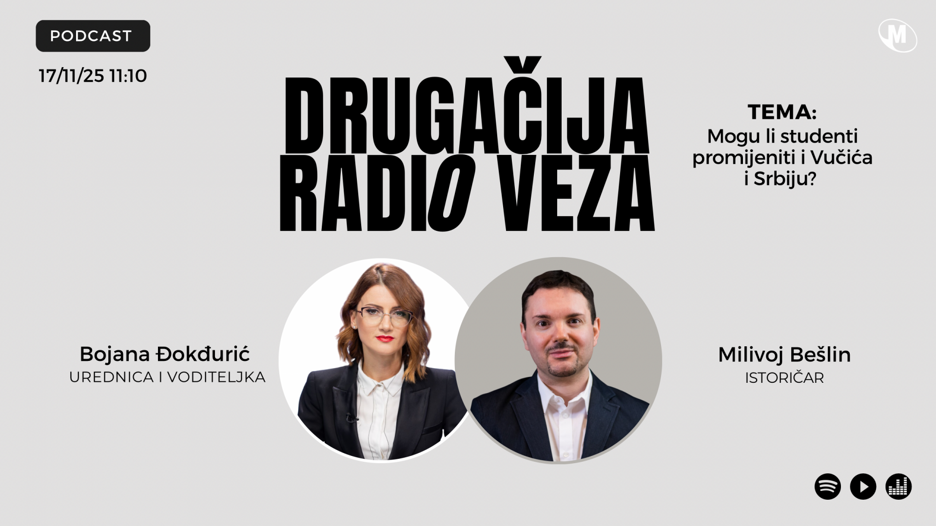 Bešlin u DRV: Mogu li studenti promijeniti i Vučića i Srbiju?