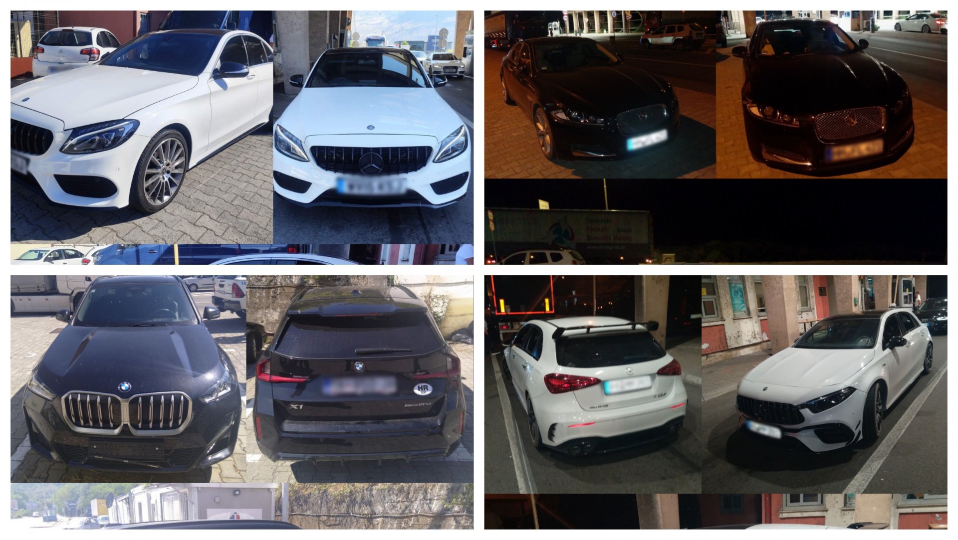 Na Božaju oduzeta dva Mercedesa, Jaguar i BMW