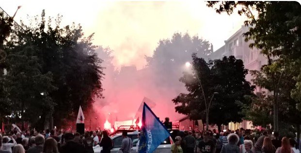 Protest Omladinski bunt u Beogradu uoči devet mjeseci od tragedije u Novom Sadu