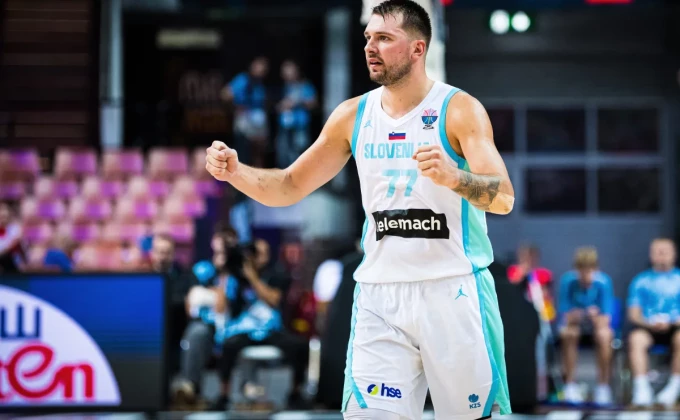 Tripl-dabl Dončića za slavlje Slovenaca