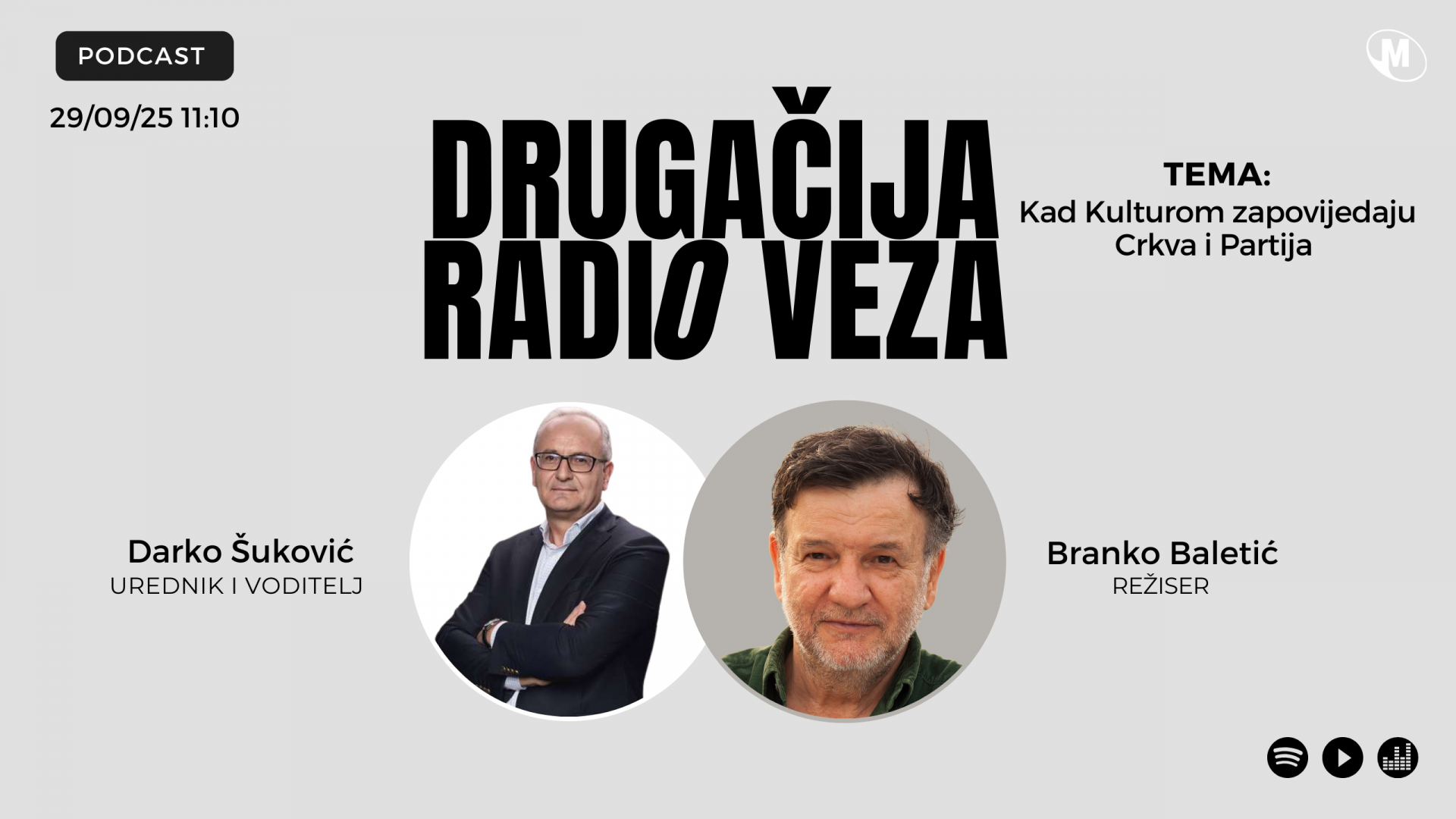 Gost DRV Branko Baletić: Kad Kulturom zapovijedaju Crkva i Partija