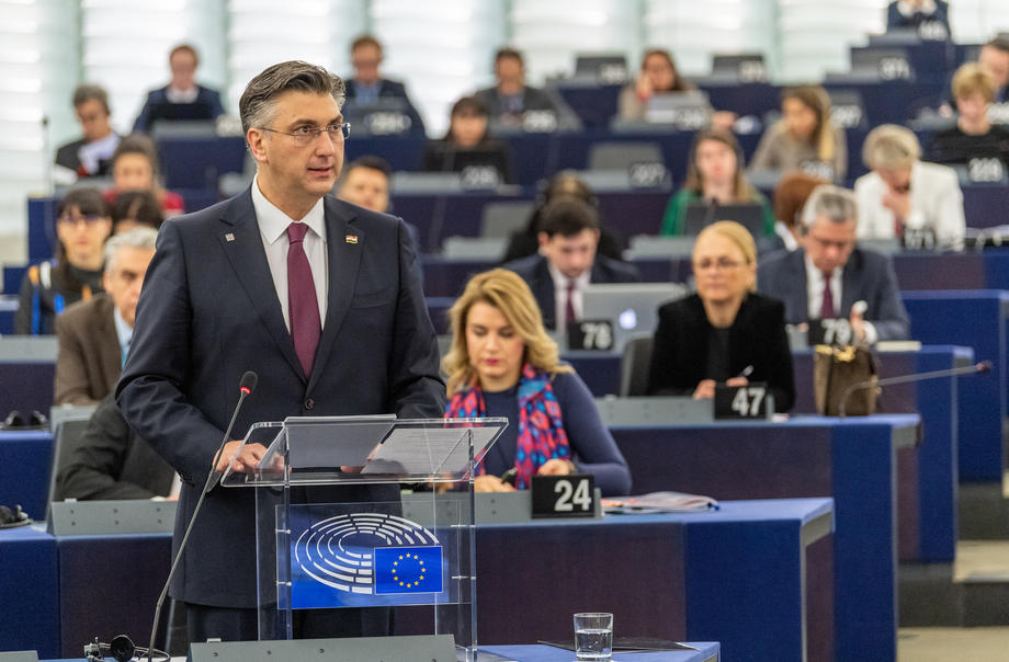 Plenković u EP: Preurediti i garantovati proširenje, ZB ne ide u SAD, Kinu, Rusiju