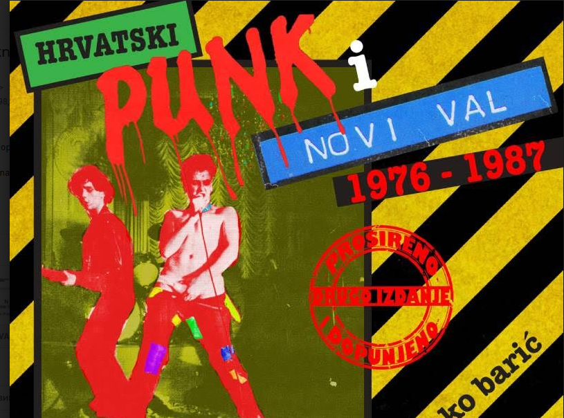 Promocija knjige Hrvatski punk i novi val 1976-1987, u KIC-u
