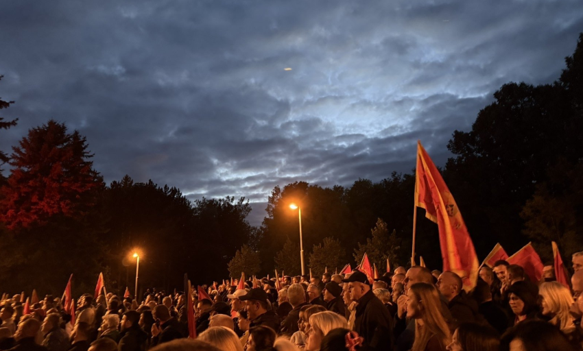 Živković u Pljevljima: Na djelu državni udar koji sprovodi SDT sa ciljem da održi ovu vlast; Abdić: Dobri moji, neće nas slomiti