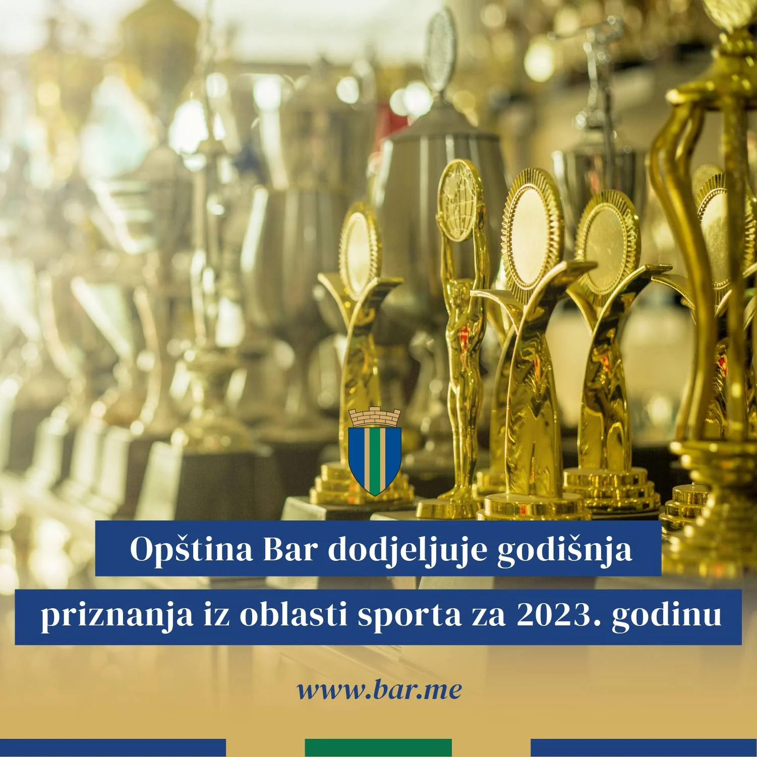 Opština Bar dodjeljuje godišnja priznanja iz oblasti sporta