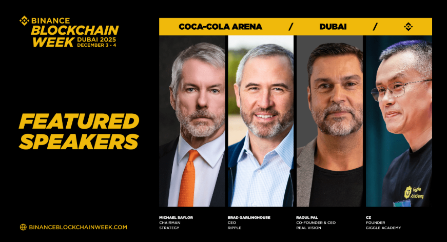 Ekskluzivna najava govornika za Binance Blockchain Week 2025