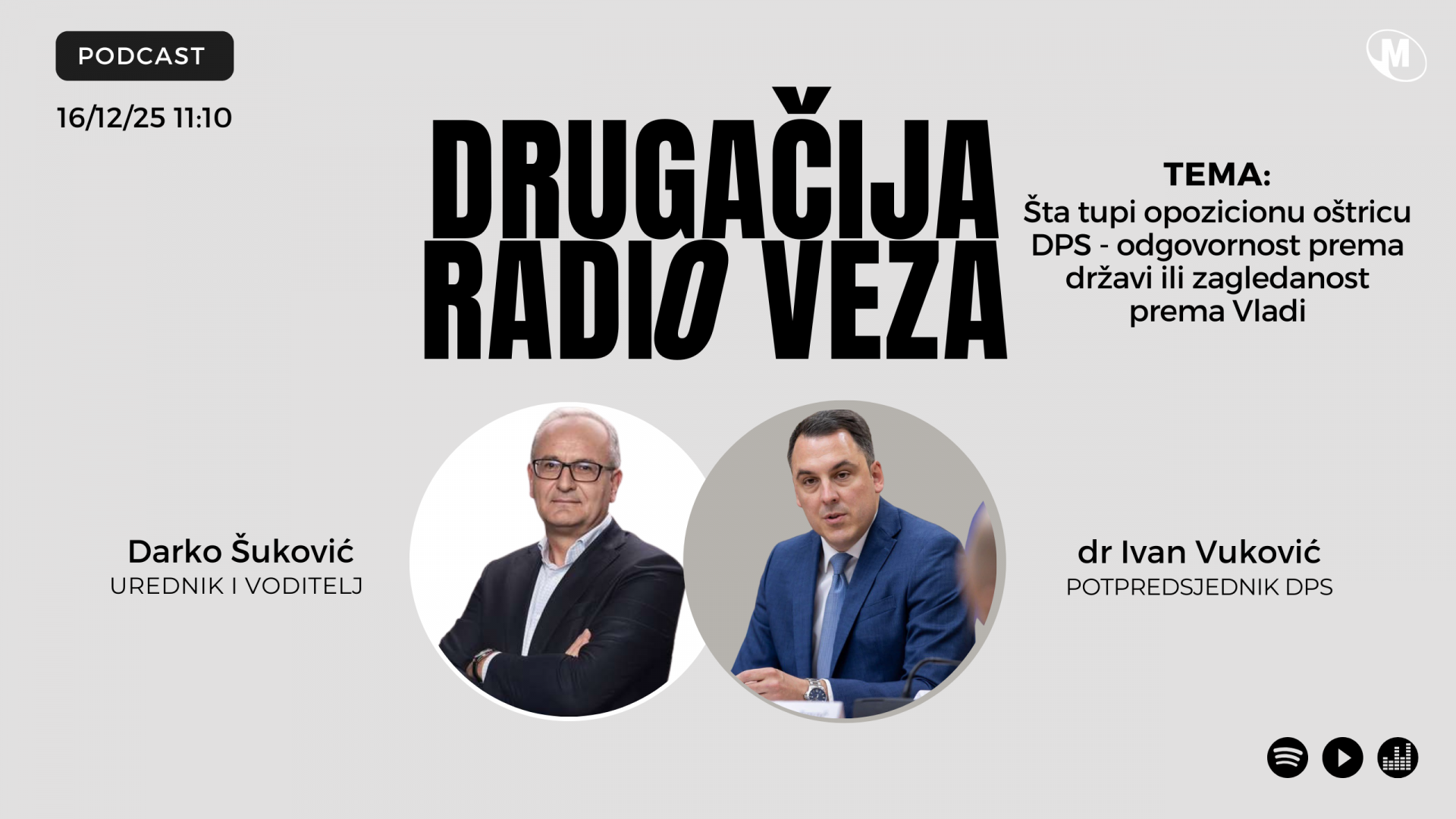 Vuković u DRV: Šta tupi opozicionu oštricu DPS