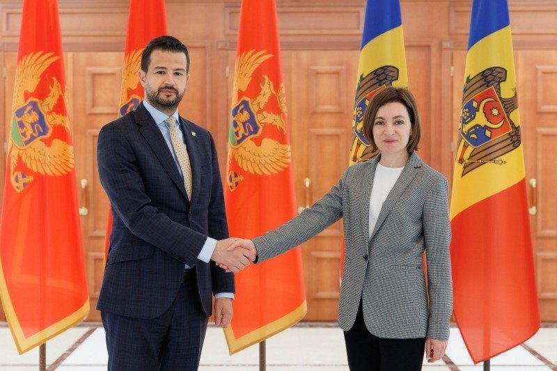 Predsjednica Moldavije Maja Sandu u zvaničnoj posjeti Crnoj Gori
