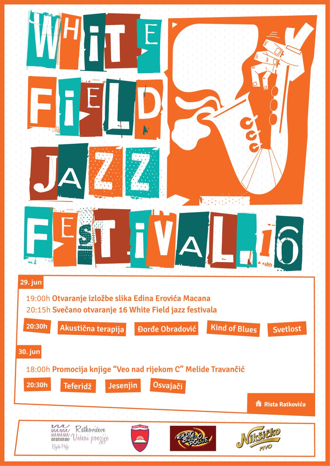 Večeras otvaranje 16. White Field Jazz Festivala u Bijelom Polju