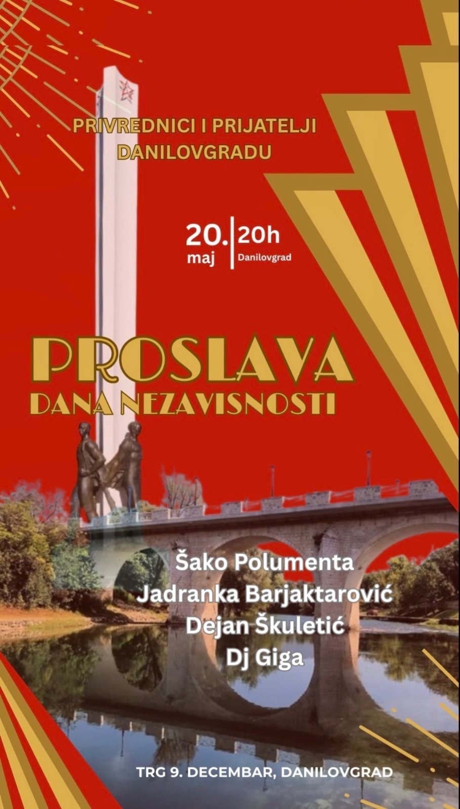 U Danilovgradu koncert za Dan nezavisnosti