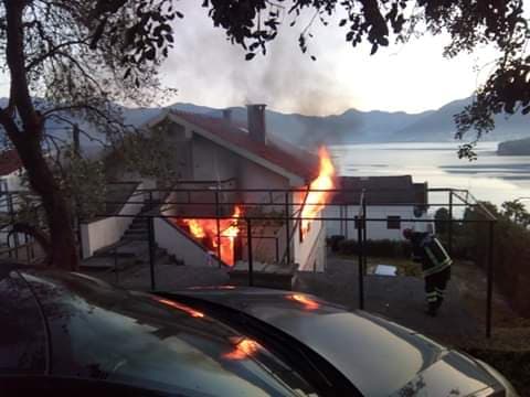Tivat: Eksplozija pa požar u samostanu, sveštenik teško povrijeđen