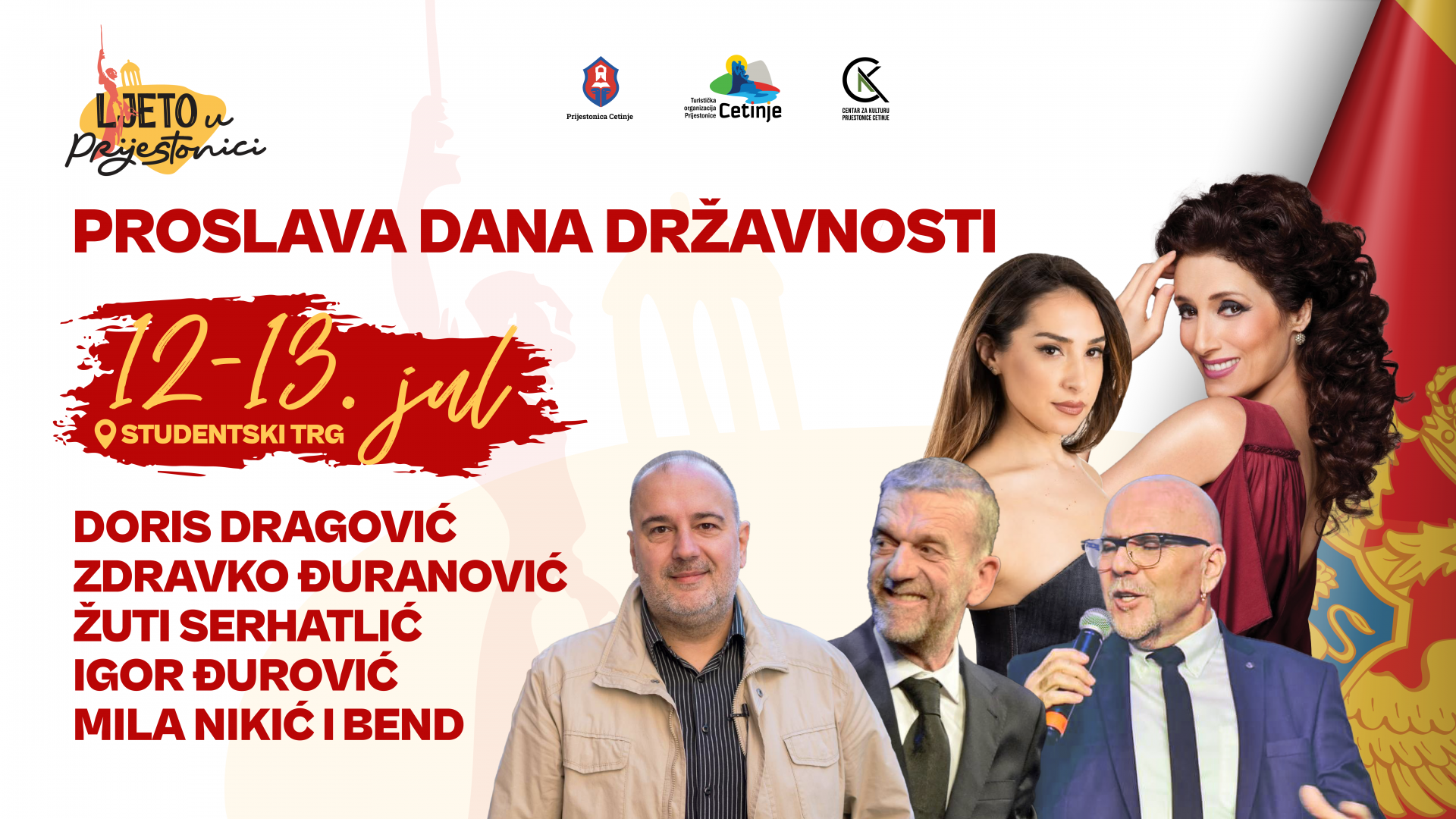 Proslava Dana državnosti na Cetinju: Pogledajte program