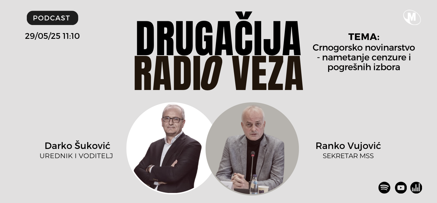 Gost DRV Ranko Vujović: Crnogorsko novinarstvo - nametanje cenzure i pogrešnih uzora
