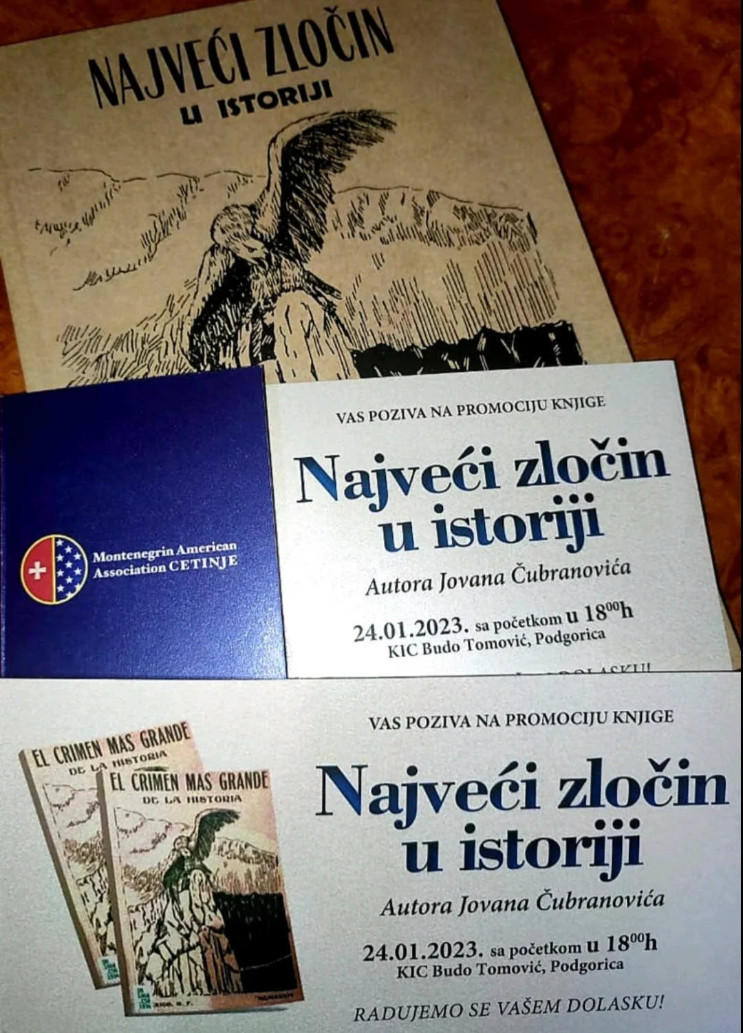 "Najveći zločin u istoriji" večeras pred podgoričkom publikom