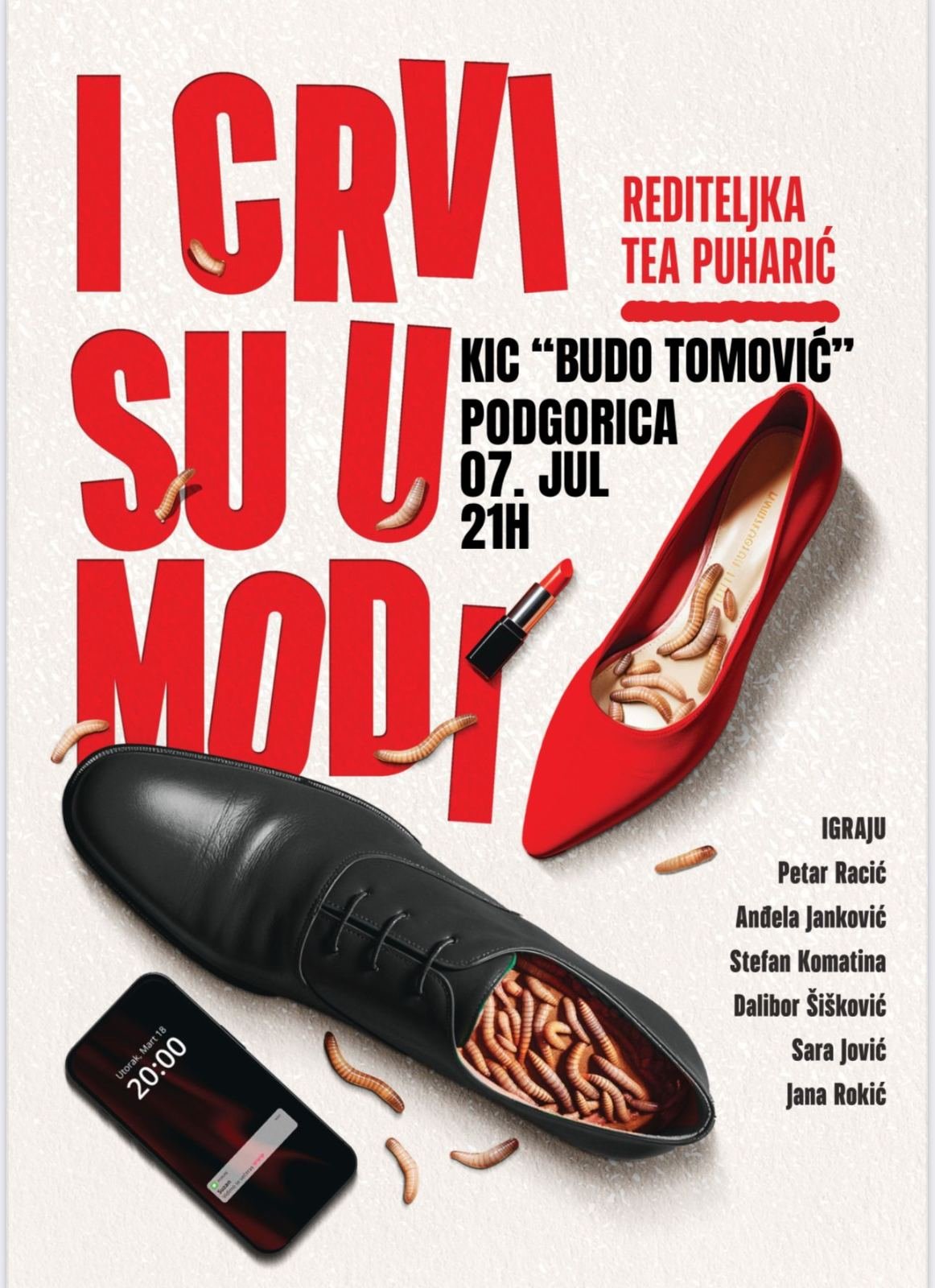 I crvi su u modi u Velikoj sali KIC-a Budo Tomović