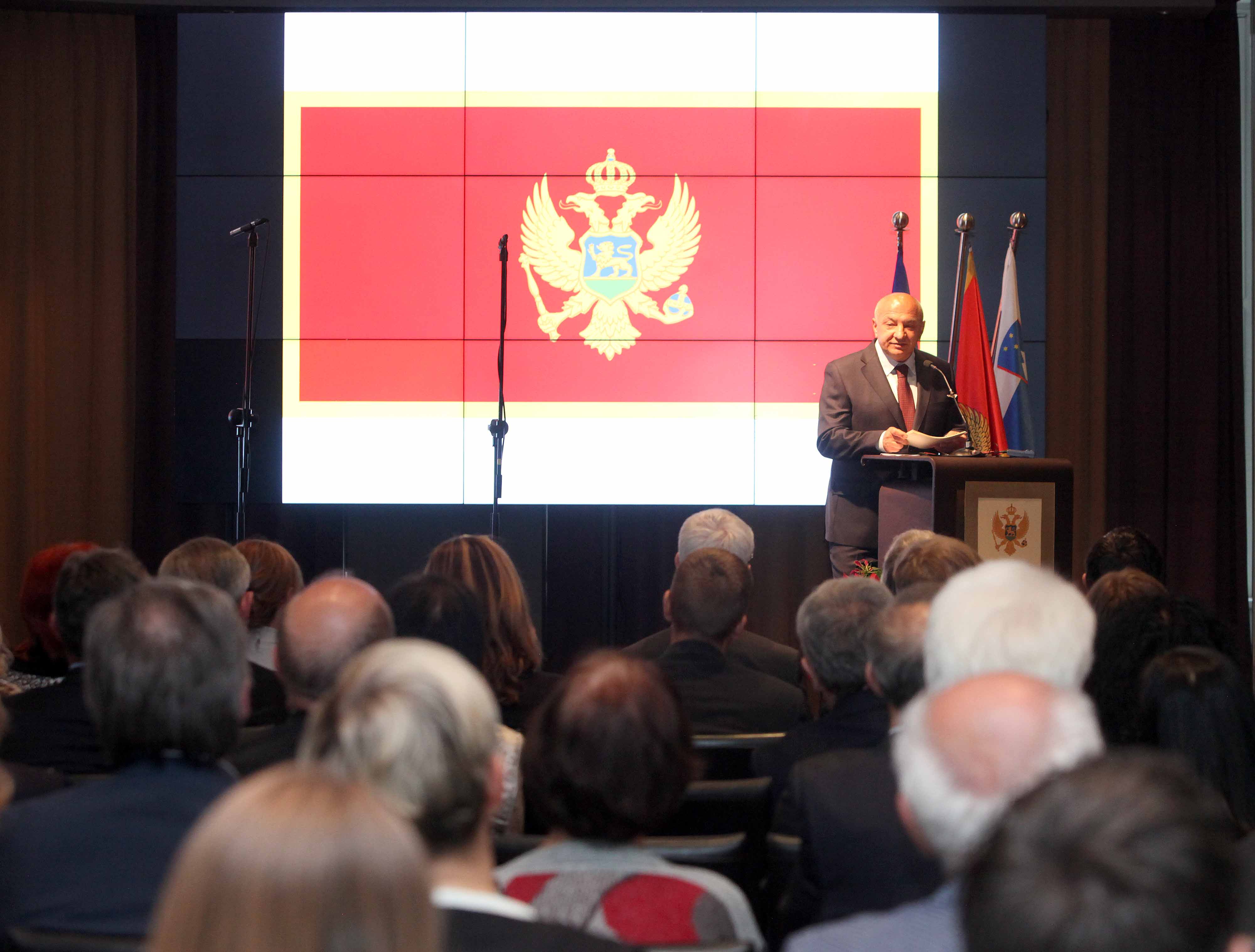 Dan nezavisnosti obilježen u Ljubljani: Crna Gora i Slovenija prijateljske i partnerske zemlje