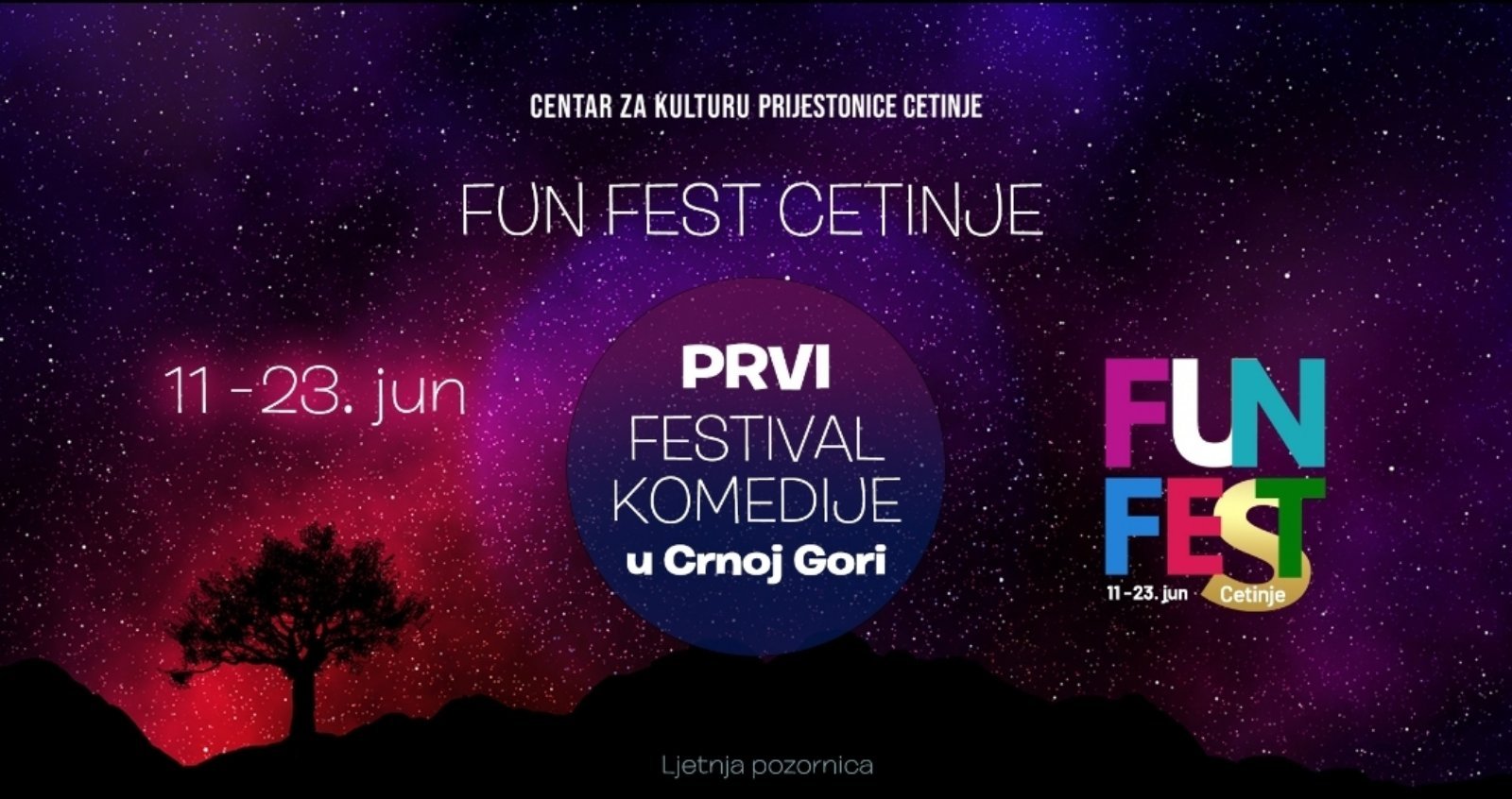 „FunFest Cetinje“: Prvi festival komedije, od 11-23. juna