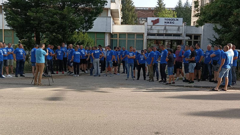 Radnici Željezare danas protestuju ispred Vlade