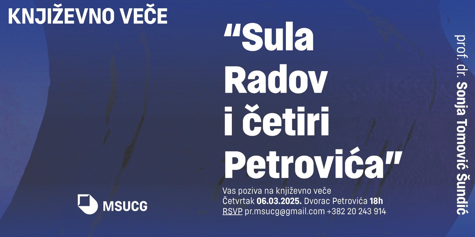 Drama Sula Radov i četiri Petrovića u Dvorcu Petrovića