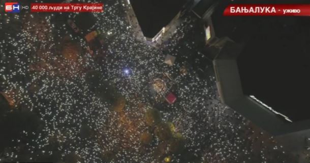 "40 hiljada ljudi i ni jedan incident. Hvala vam!!!"